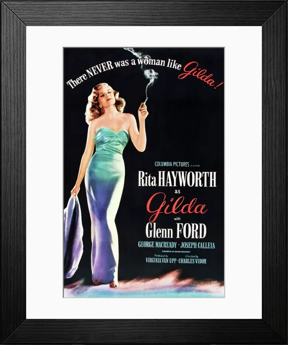 Framed Print : GILDA, Rita Hayworth, 1946