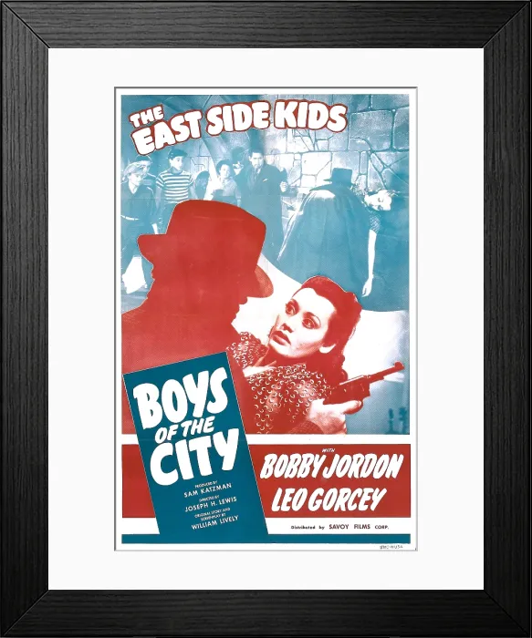 Framed Print : BOYS OF THE CITY, US poster, Inna Gest, 1940 Framed Print : BOYS OF THE CITY, US poster, Inna Gest, 1940