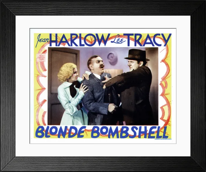Framed Print : BOMBSHELL, (aka BLONDE BOMBSHELL), from left, Jean Harlow, Frank Morgan, Ted Healy, 1933 Framed Print : BOMBSHELL, (aka BLONDE BOMBSHELL), from left, Jean Harlow, Frank Morgan, Ted Healy, 1933