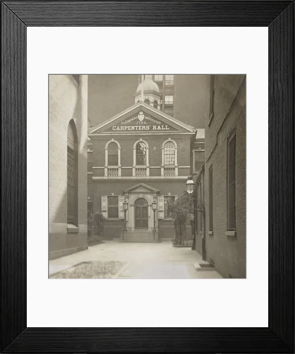 Framed Print : American Revolution, First Continential Congress, Philadelphia, Sept. 5, to Oct. 26, 1774 Framed Print : American Revolution, First Continential Congress, Philadelphia, Sept. 5, to Oct. 26, 1774
