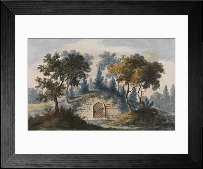 Framed Print : General Washington's Tomb at Mount Vernon, by Pavel Petrovich Svinin, 1811-13, American watercolor painting (BSLOC_2019_5_15) Framed Print : General Washington's Tomb at Mount Vernon, by Pavel Petrovich Svinin, 1811-13, American watercolor painting (BSLOC_2019_5_15)