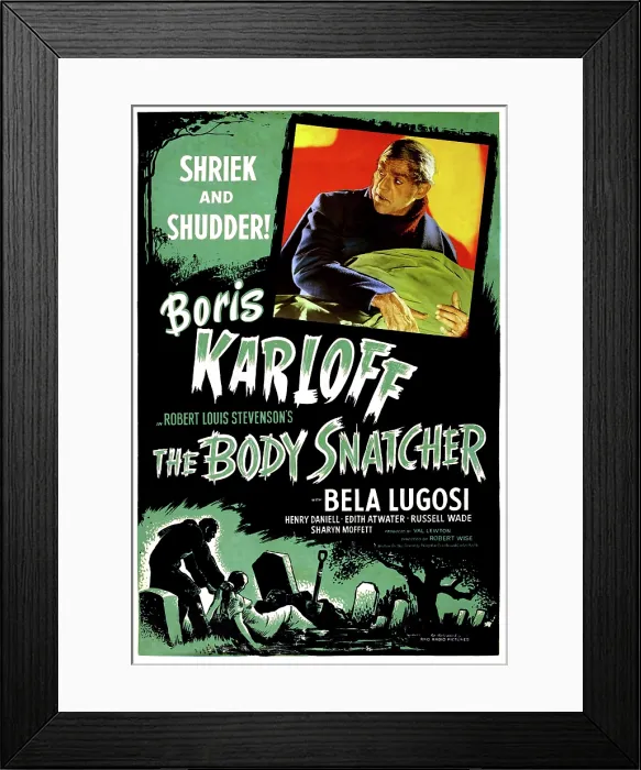 Framed Print : THE BODY SNATCHER, Boris Karloff, 1945 Framed Print : THE BODY SNATCHER, Boris Karloff, 1945