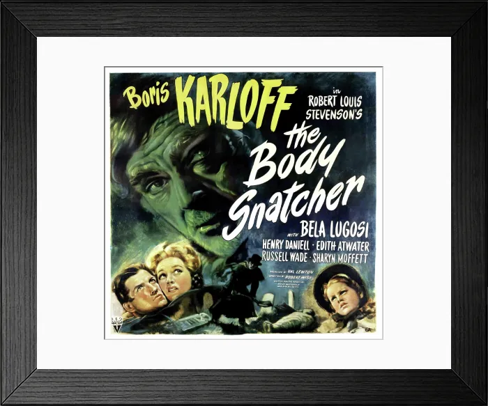 Framed Print : THE BODY SNATCHER, Boris Karloff (top), Sharyn Moffett (bottom, right), 1945