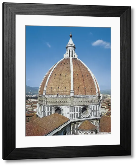Framed Print : Brunelleschi, Filippo (1377-1446). Duomo, Cathedral Santa Maria del Fiore (Saint Mary of the Flower). 1420-1436. ITALY. Florence