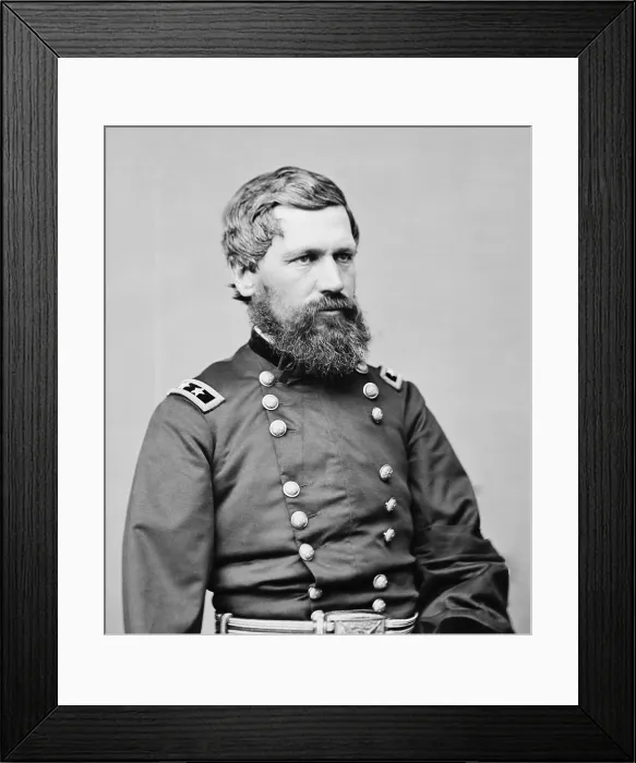 Framed Print : Major General Oliver Otis Howard, fought with the Union Army throughout the US Civil War Framed Print : Major General Oliver Otis Howard, fought with the Union Army throughout the US Civil War