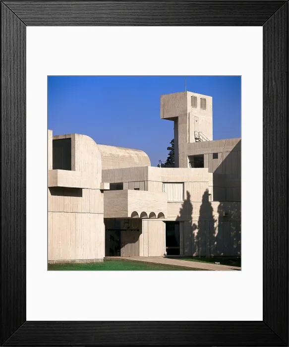 Framed Print : SERT, Josep Llus (1902-1983). Fundaci Joan Mir. 1972-1975. SPAIN. Barcelona. Fundaci Mir (Joan Mir foundation). Rationalism. Architecture