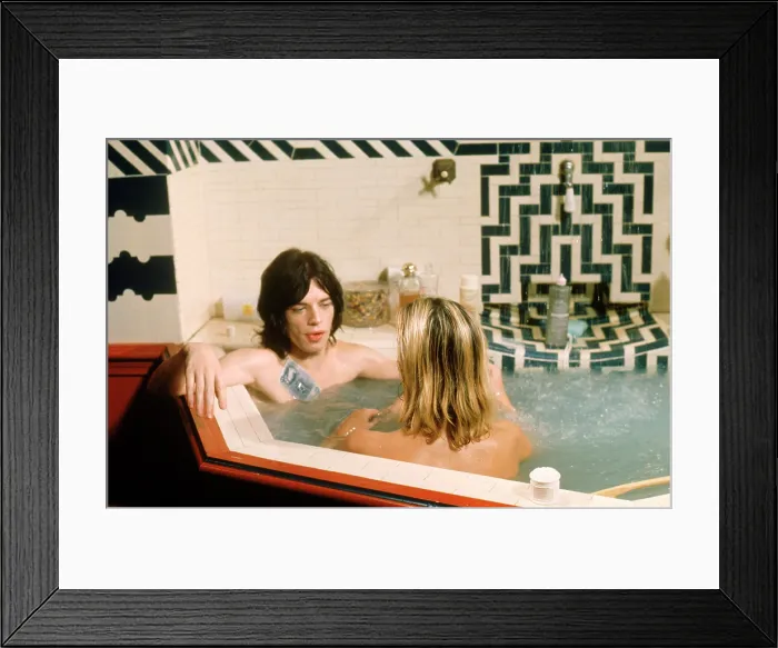 Framed Print : PERFORMANCE, Mick Jagger, Anita Pallenberg, 1970