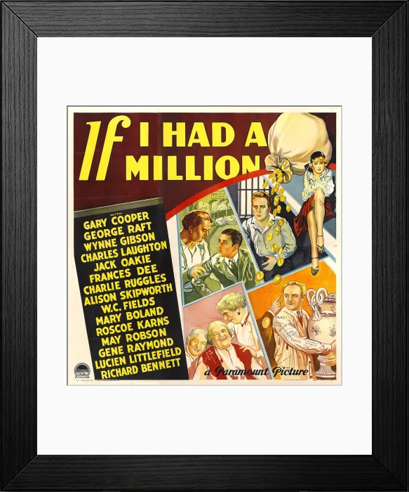 Framed Print : IF I HAD A MILLION, 1932