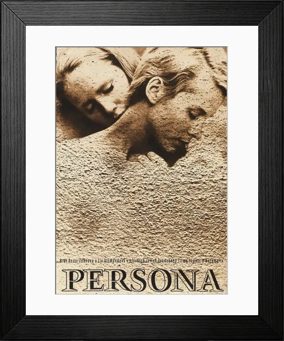 Framed Print : PERSONA, Czech poster art, from left: Liv Ullmann, Bibi Andersson, 1966 Framed Print : PERSONA, Czech poster art, from left: Liv Ullmann, Bibi Andersson, 1966
