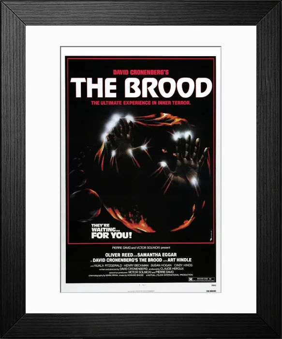 Framed Print : THE BROOD, US poster art, 1979. New World Pictures / courtesy Everett Collection Framed Print : THE BROOD, US poster art, 1979. New World Pictures / courtesy Everett Collection