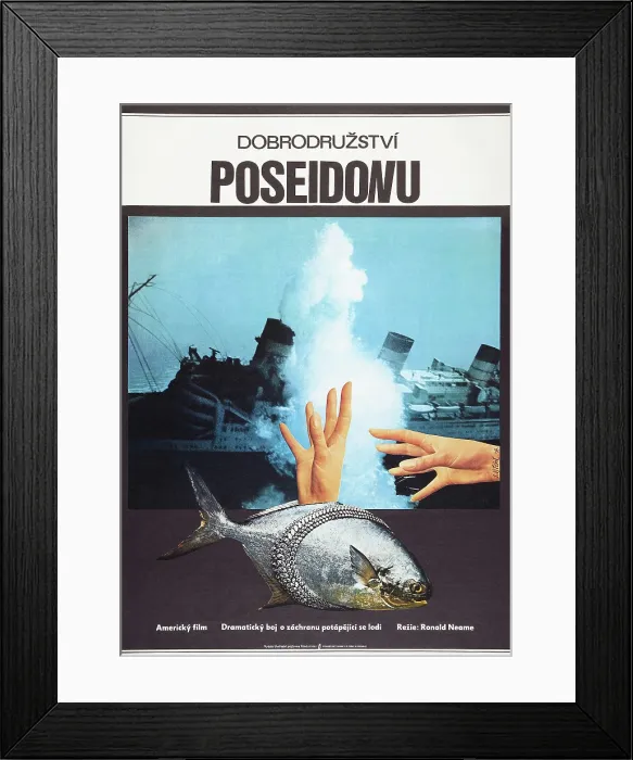 Framed Print : THE POSEIDON ADVENTURE, (aka POSEIDONU), Czech poster, 1972. TM & Copyright 20th Century Fox Film Corp. / courtesy Everett Collection Framed Print : THE POSEIDON ADVENTURE, (aka POSEIDONU), Czech poster, 1972. TM & Copyright 20th Century Fox Film Corp. / courtesy Everett Collection