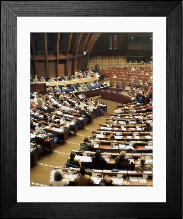 Framed Print : FRANCE. Strasbourg. Council of Europe. Council of Europe. Parliamentary Assembly. AISA / Everett Collection**US SALES ONLY**