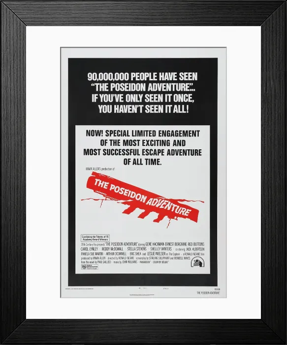 Framed Print : THE POSEIDON ADVENTURE, US Poster, 1972 Framed Print : THE POSEIDON ADVENTURE, US Poster, 1972