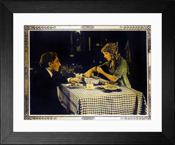 Framed Print : POLLYANNA, right: Mary Pickford on lobbycard, 1920 Framed Print : POLLYANNA, right: Mary Pickford on lobbycard, 1920