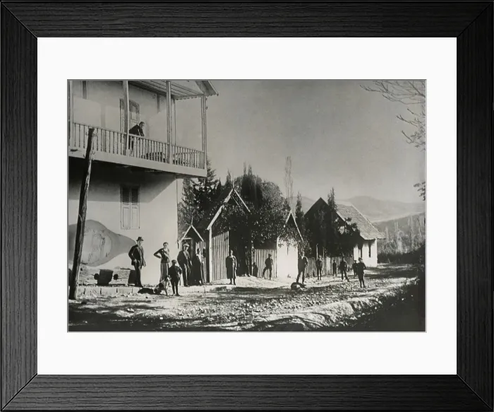 Framed Print : Volga Germans in Russia in Ca. 1910-1930. After the Russian Revolution, the Soviet Union created the Volga German Autonomous Soviet Socialist Republic