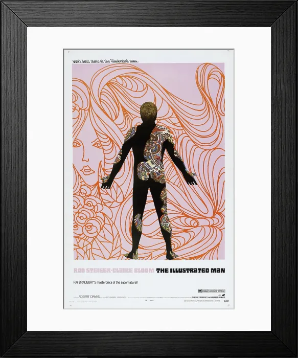 Framed Print : THE ILLUSTRATED MAN, US poster, 1969