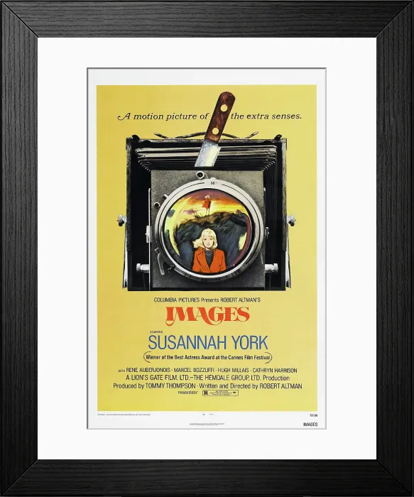 Framed Print : IMAGES, US poster, Susannah York, 1972