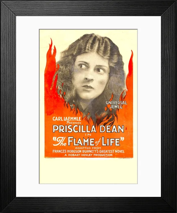 Framed Print : THE FLAME OF LIFE, Priscilla Dean, 1923 Framed Print : THE FLAME OF LIFE, Priscilla Dean, 1923
