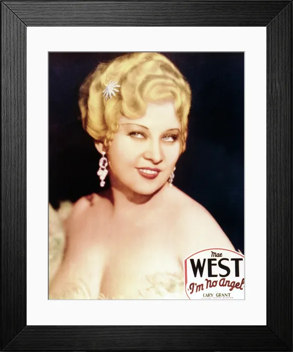 Framed Print : I'M NO ANGEL, Mae West, 1933
