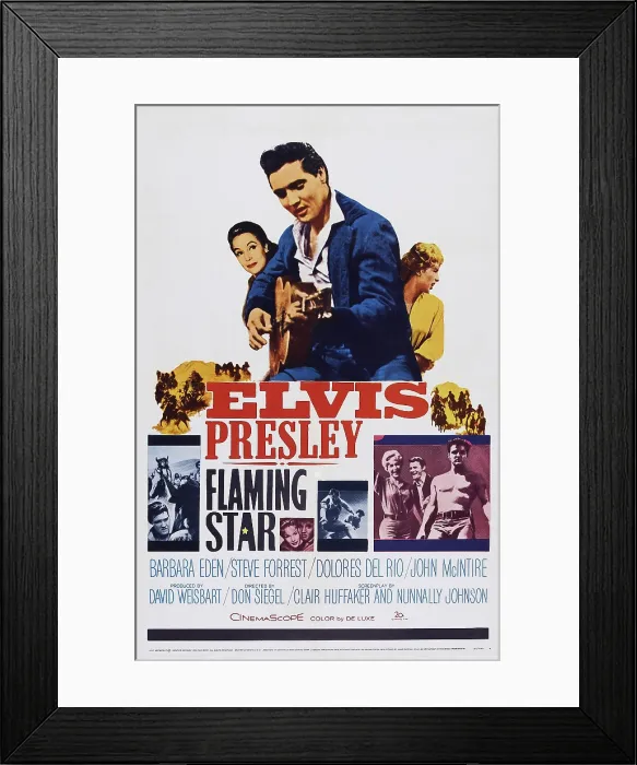 Framed Print : FLAMING STAR, Dolores Del Rio, Elvis Presley, Barbara Eden, 1960. TM and Copyright 20th Century Fox Film Corp. All rights reserved / courtesy Everett Collection
