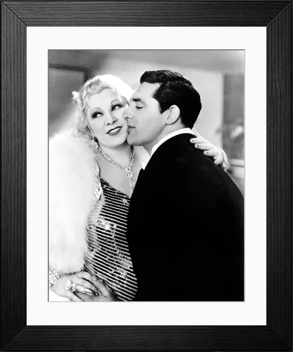 Framed Print : I'M NO ANGEL, from left: Mae West, Cary Grant, 1933 Framed Print : I'M NO ANGEL, from left: Mae West, Cary Grant, 1933
