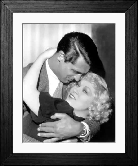 Framed Print : I'M NO ANGEL, from left: Cary Grant, Mae West, 1933
