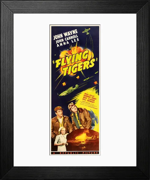 Framed Print : FLYING TIGERS, clockwise from bottom left: Anna Lee, John Wayne, John Carroll, 1942 Framed Print : FLYING TIGERS, clockwise from bottom left: Anna Lee, John Wayne, John Carroll, 1942