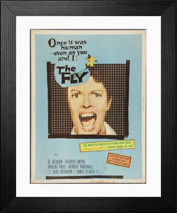 Framed Print : THE FLY, Patricia Owens on poster art, 1958, TM and Copyright 20th Century Fox Film Corp. All rights reserved. / courtesy Everett Collection