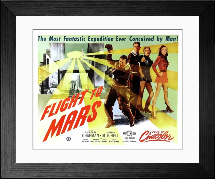 Framed Print : FLIGHT TO MARS, 1951