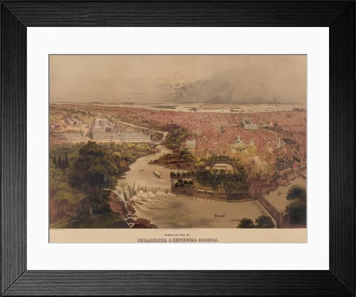 Framed Print : United States Centennial Exhibition 1876