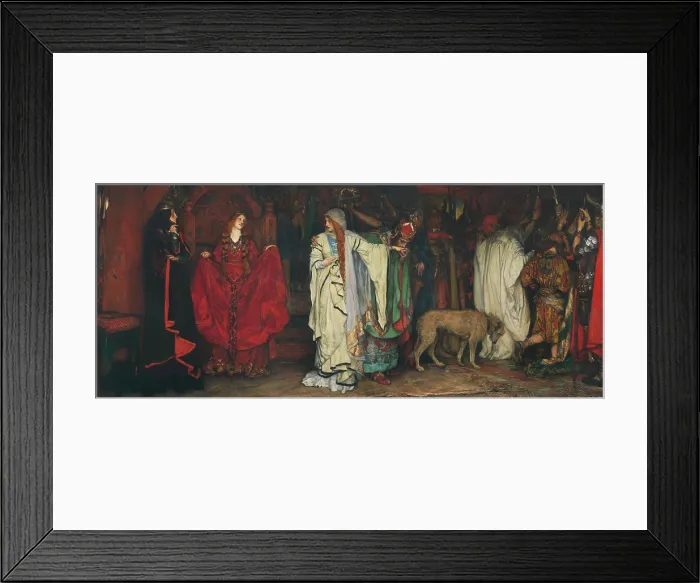 Framed Print : KING LEAR, ACT I, SCENE 1, by Edwin Austin Abbey, 1898, American painting, oil on canvas Framed Print : KING LEAR, ACT I, SCENE 1, by Edwin Austin Abbey, 1898, American painting, oil on canvas