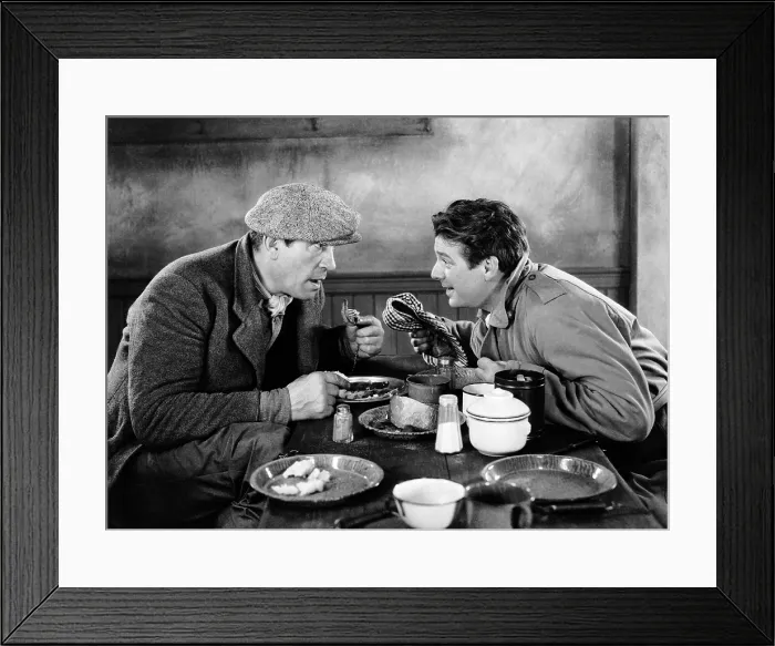 Framed Print : THE INFORMER, from left: Victor McLaglen, Wallace Ford, 1935