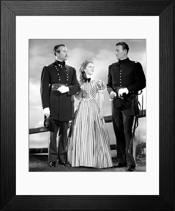 Framed Print : FORT APACHE, Henry Fonda, Shirley Temple, John Wayne, 1948