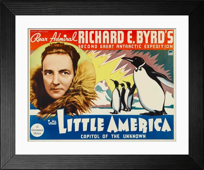 Framed Print : INTO LITTLE AMERICA, left: Richard E. Byrd, 1935 Framed Print : INTO LITTLE AMERICA, left: Richard E. Byrd, 1935