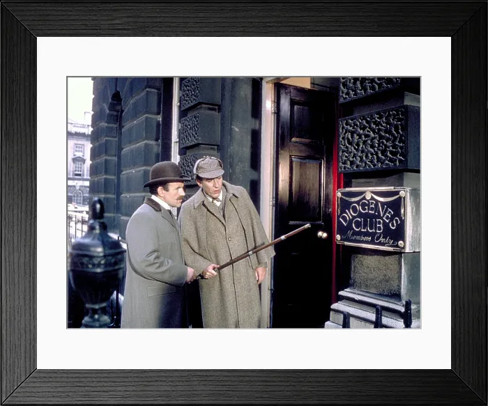 Framed Print : THE PRIVATE LIFE OF SHERLOCK HOLMES, Colin Blakely, Robert Stephens, 1970