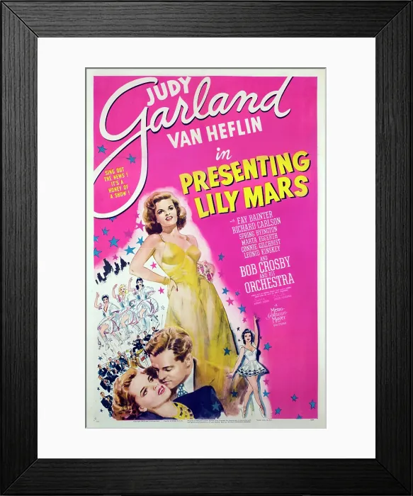 Framed Print : PRESENTING LILY MARS, Judy Garland, Van Heflin, 1943