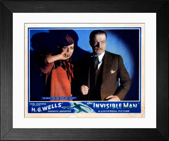 Framed Print : THE INVISIBLE MAN, from left, Gloria Stuart, William Harrigan, 1933 Framed Print : THE INVISIBLE MAN, from left, Gloria Stuart, William Harrigan, 1933