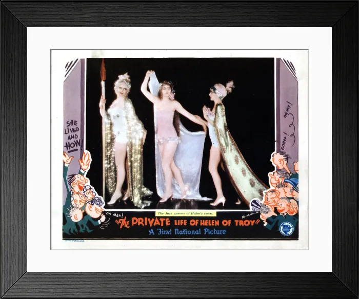 Framed Print : THE PRIVATE LIFE OF HELEN OF TROY, Alice White, (left), 1927