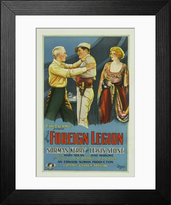 Framed Print : THE FOREIGN LEGION, left to right: Lewis Stone, Norman Kerry, Mary Nolan, 1928 Framed Print : THE FOREIGN LEGION, left to right: Lewis Stone, Norman Kerry, Mary Nolan, 1928