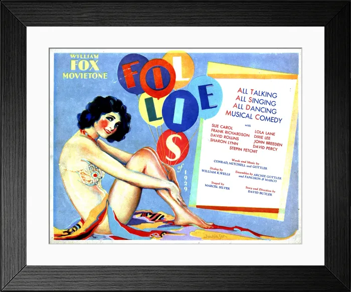 Framed Print : FOX MOVIETONE FOLLIES OF 1929, 1929, TM and Fox Film Corporation, All rights reserved / courtesy Everett Collection