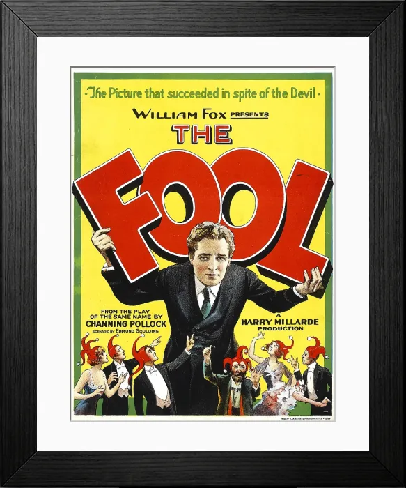 Framed Print : THE FOOL, center: Edmund Lowe, 1925, TM and Copyright 20th Century Fox Film Corp. All rights reserved. / courtesy Everett Collection