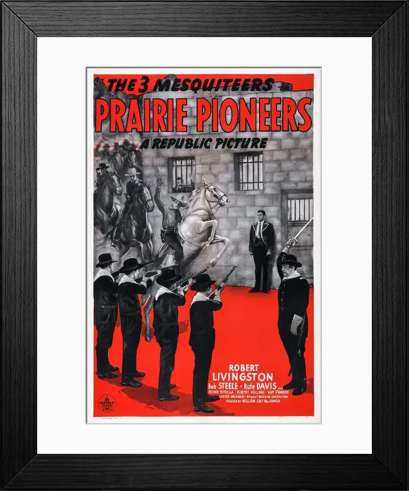 Framed Print : PRAIRIE PIONEERS, US poster, 1941 Framed Print : PRAIRIE PIONEERS, US poster, 1941