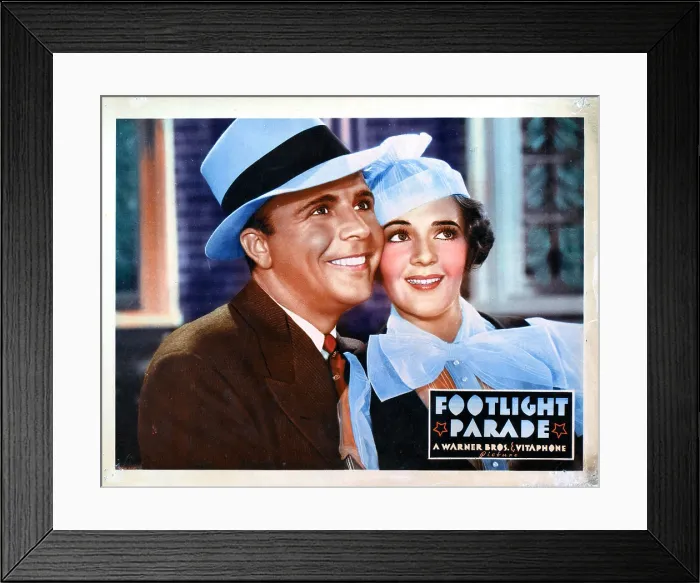 Framed Print : FOOTLIGHT PARADE, from left, Dick Powell, Ruby Keeler, 1933