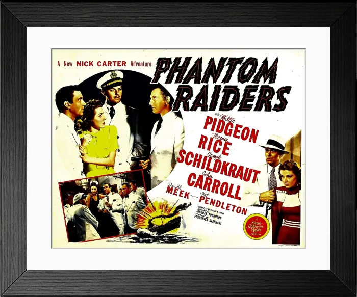 Framed Print : PHANTOM RAIDERS, top left from left: Walter Pidgeon, Florence Rice, John Carroll, Joseph Schildkraut, bottom from left: Alec Craig, Steffi Duna, Walter Pidgeon Framed Print : PHANTOM RAIDERS, top left from left: Walter Pidgeon, Florence Rice, John Carroll, Joseph Schildkraut, bottom from left: Alec Craig, Steffi Duna, Walter Pidgeon