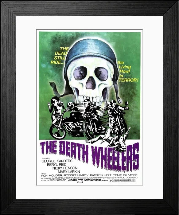 Framed Print : PSYCHOMANIA, (aka THE DEATH WHEELERS), 1973 Framed Print : PSYCHOMANIA, (aka THE DEATH WHEELERS), 1973
