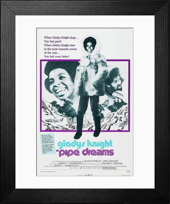Framed Print : PIPE DREAMS, US poster, Gladys Knight (left and center), Barry Hankerson (right), bottom right from left: Gladys Knight, Barry Hankerson, 1976 Framed Print : PIPE DREAMS, US poster, Gladys Knight (left and center), Barry Hankerson (right), bottom right from left: Gladys Knight, Barry Hankerson, 1976