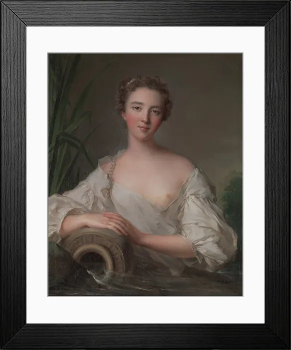 Framed Print : THE SPRING (LA SOURCE), by Jean Marc Nattier, 1738, French painting, oil on canvas Framed Print : THE SPRING (LA SOURCE), by Jean Marc Nattier, 1738, French painting, oil on canvas