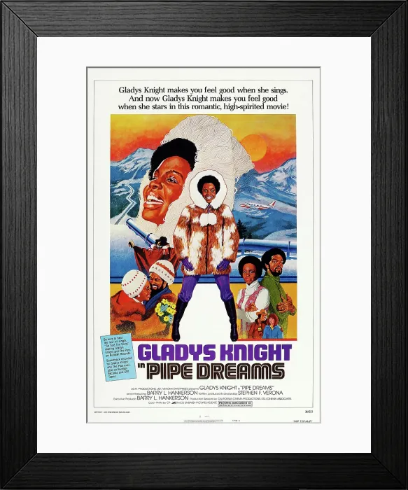 Framed Print : PIPE DREAMS, US poster art, left, right and center: Gladys Knight; bottom right: Barry Hankerson, 1976 Framed Print : PIPE DREAMS, US poster art, left, right and center: Gladys Knight; bottom right: Barry Hankerson, 1976