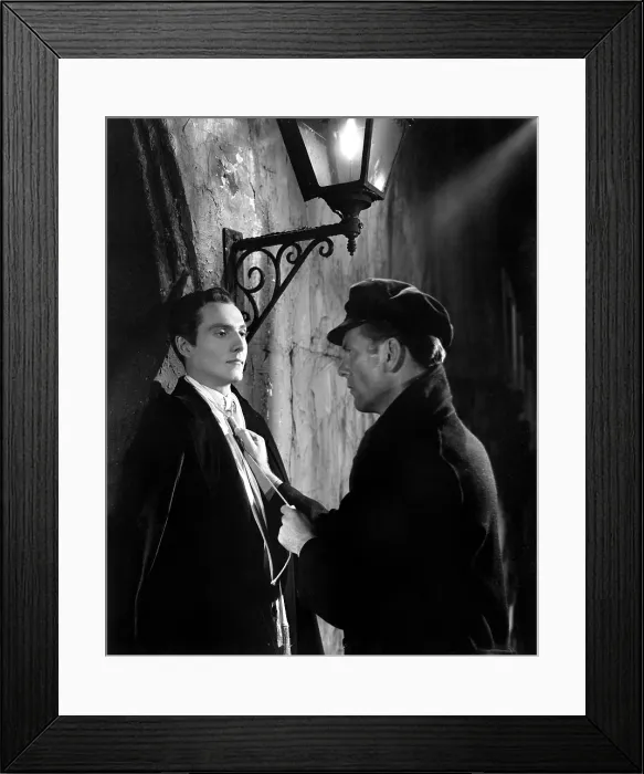 Framed Print : THE PICTURE OF DORIAN GRAY, Hurd Hatfield (left), 1945