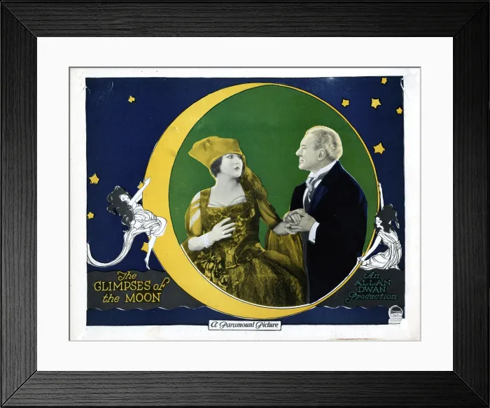 Framed Print : THE GLIMPSES OF THE MOON, from left, Nita Naldi, Maurice Costello, 1923 Framed Print : THE GLIMPSES OF THE MOON, from left, Nita Naldi, Maurice Costello, 1923